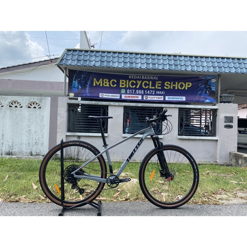 Ready Stock Twitter Warrior Pro Sram Sx 1x12 Speed Sram Level Hydraulic Brake Carbonmountainbike Basikal Twitter Carbon Shopee Malaysia