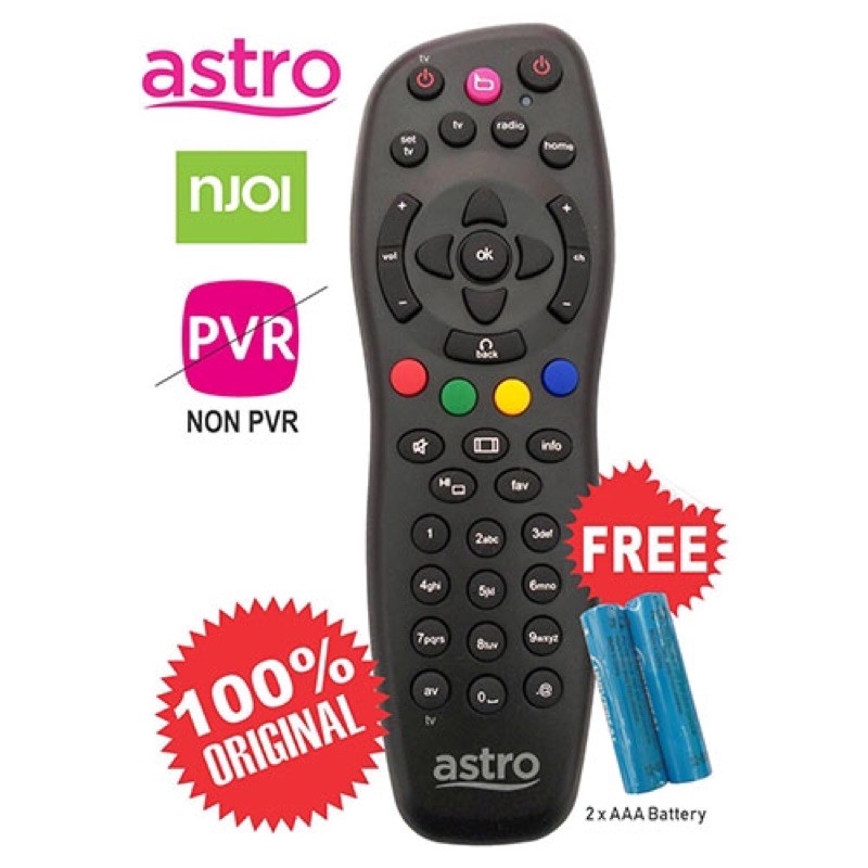 Astro remote control njoi / non pvr / 100% original free ...