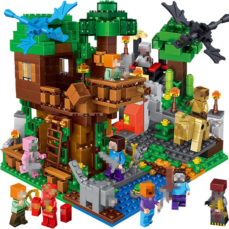 lego minecraft farm cottage