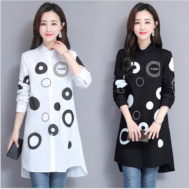 Korea  women s blouse Fashion cotton baju  kemeja wanita  