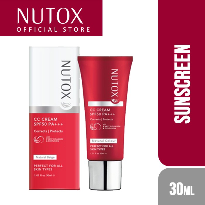 NUTOX CC Cream SPF 50 PA+++ - Natural Beige (30ml)
