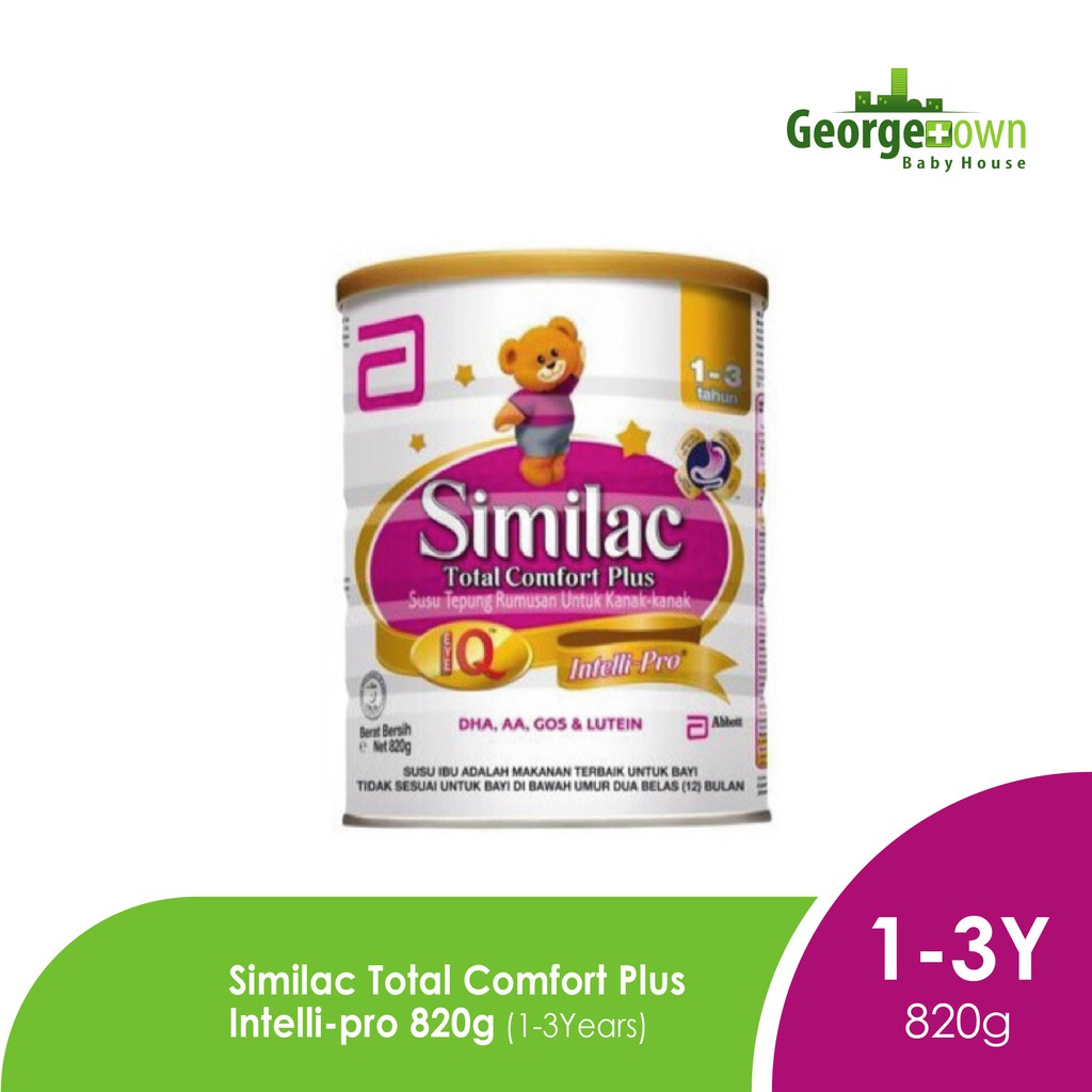 Similac Total Comfort Plus Intelli Pro 1 3thn 820g Shopee Malaysia
