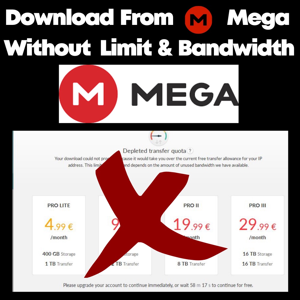 Lifetime 🔥] MEGA.NZ UNLIMITED Download 2022 🔥Download From Mega Without  Limits & Bandwidth 🔥Bypass Download Limit Quota | Shopee Malaysia