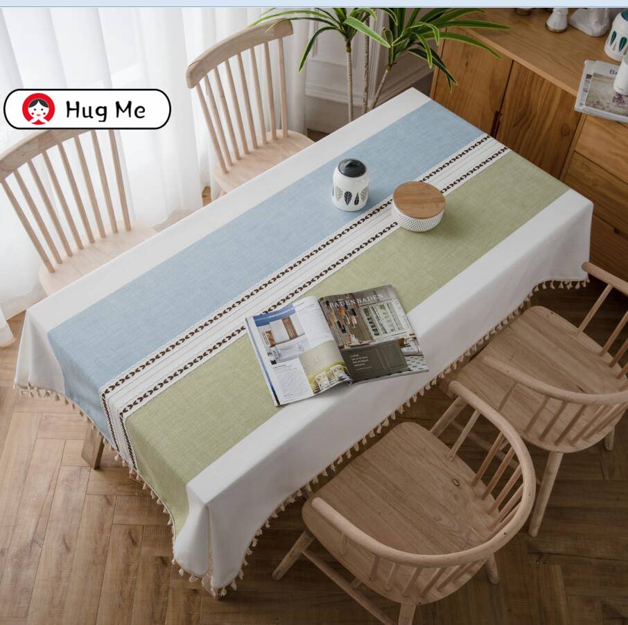 Table Cloth Japanese style Minimalist Aesthetic Cotton Table Cloth Japanese style Minimalist Aesthetic Cotton
