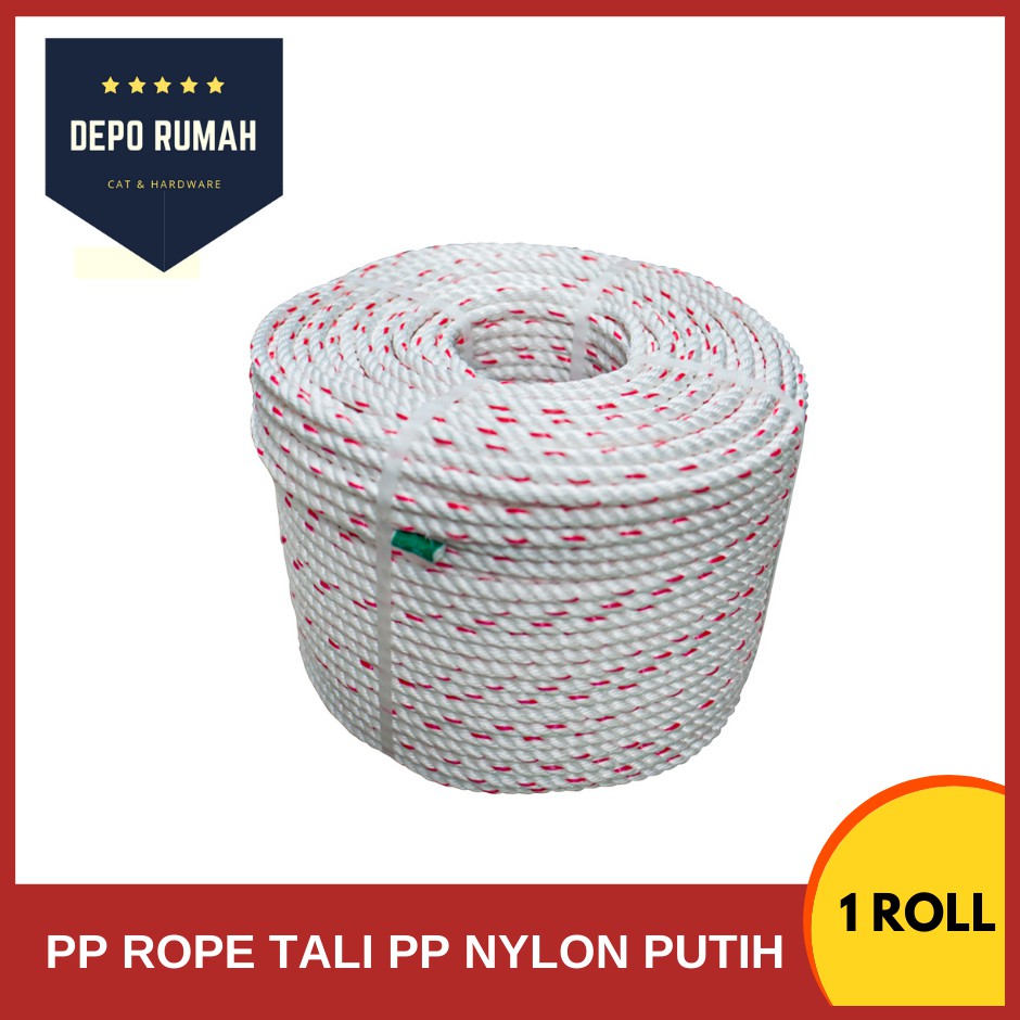 3mm , 4mm , 5mm PP ROPE TALI PP NYLON PUTIH | Shopee Malaysia