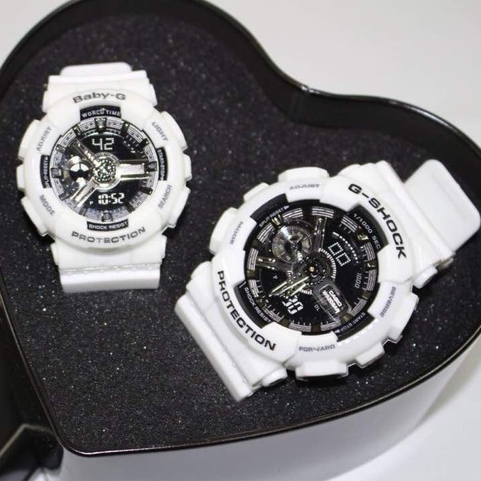 g shock watches white and black