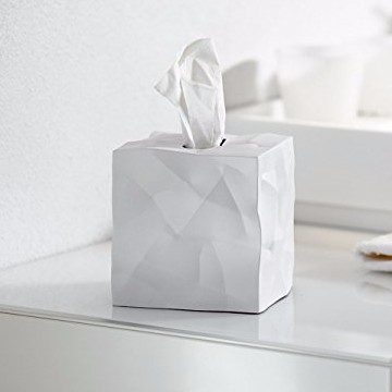 white cube tissue box cover