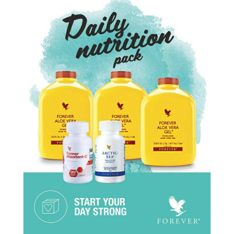 Forever Living Daily Nutrition Pack With Absorbent C Shopee Malaysia