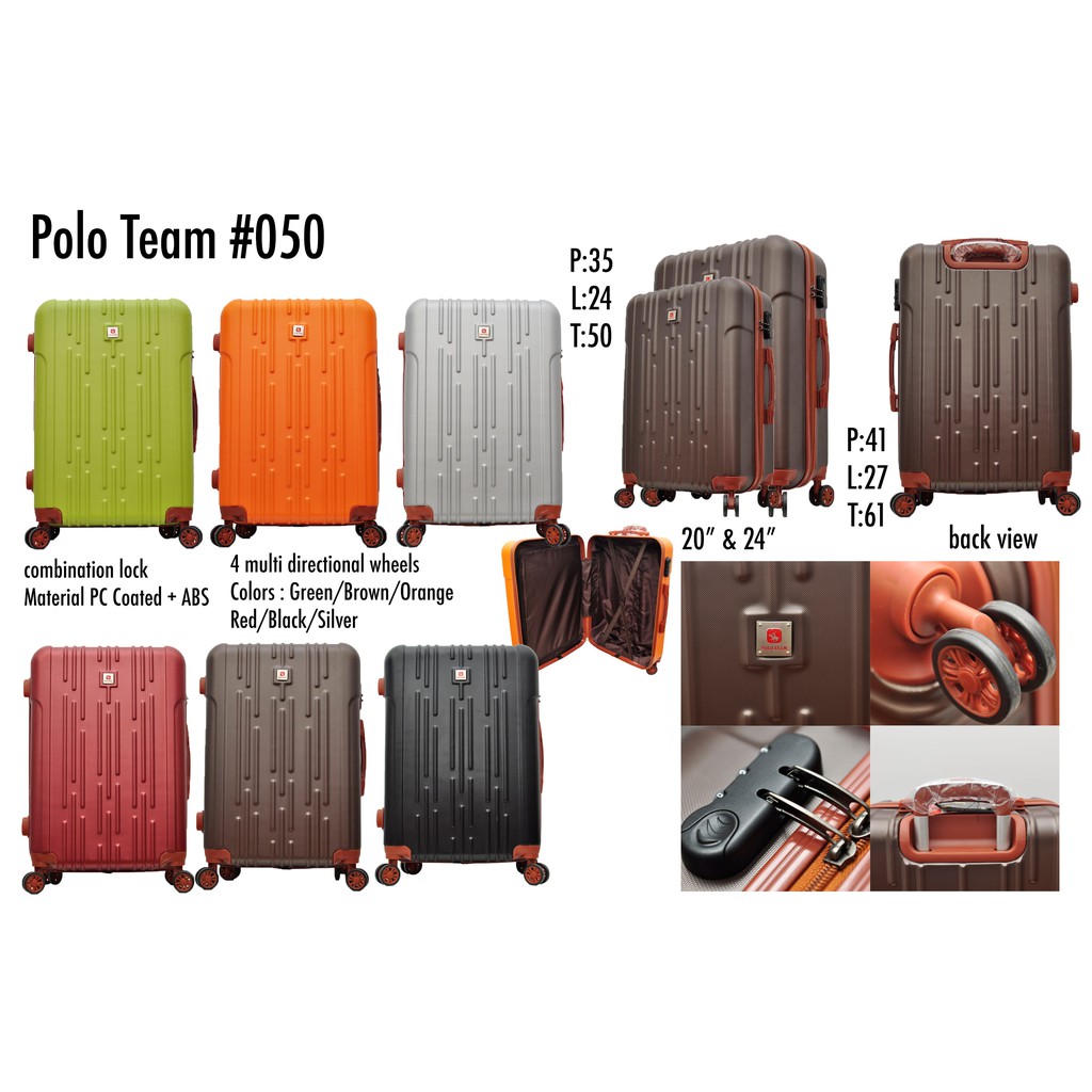 polo team luggage