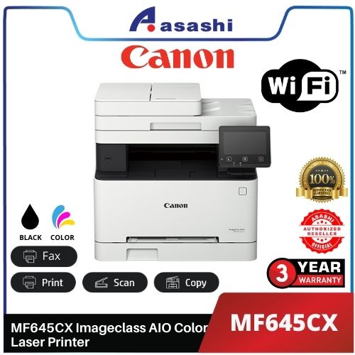 Canon MF645CX Imageclass AIO Color Laser Printer (Duplex Print,Scan ...