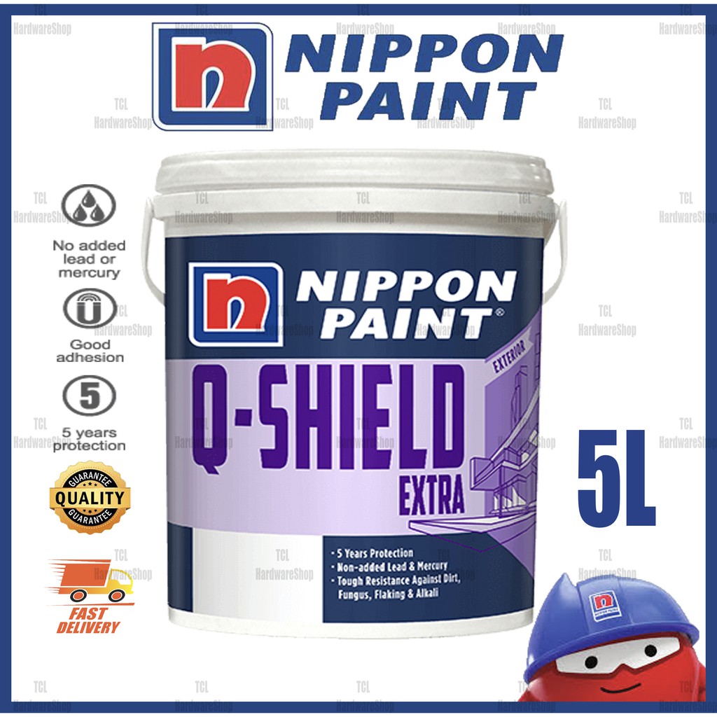 NIPPON QSHIELD EXTRA PAINT EXTERIOR CAT LUAR 5L Shopee Malaysia