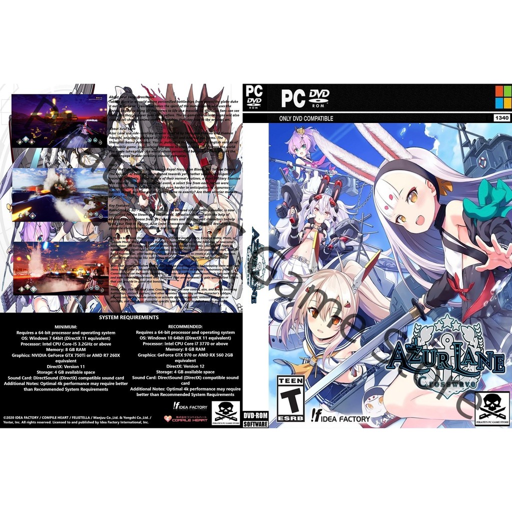 Pc Azur Lane Crosswave Complete Deluxe Edition Shopee Malaysia