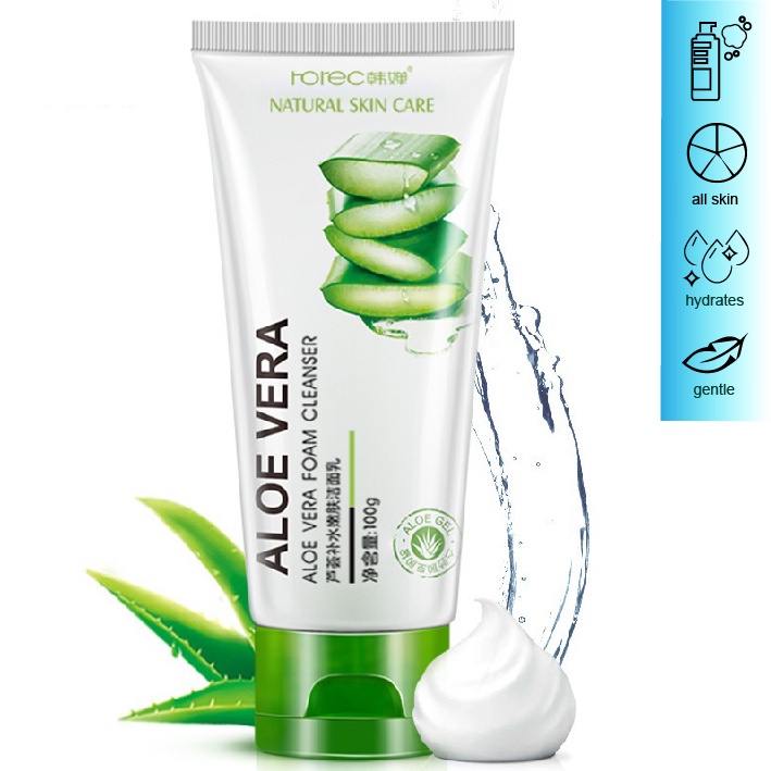 Buy Rorec Hchana Aloe Vera Refreshing Foam Cleanser 100g Pencuci Muka Berbuih Aloe Vera Seetracker Malaysia