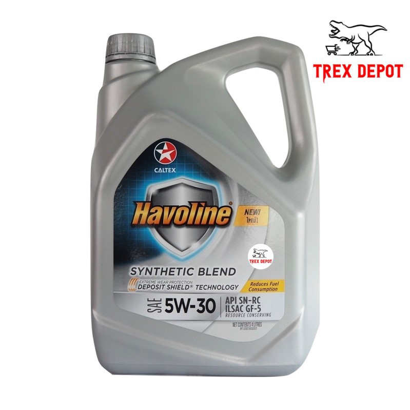 CALTEX Havoline Synthetic Blend Semi Synthetic Engine Oil 5W30 (4L