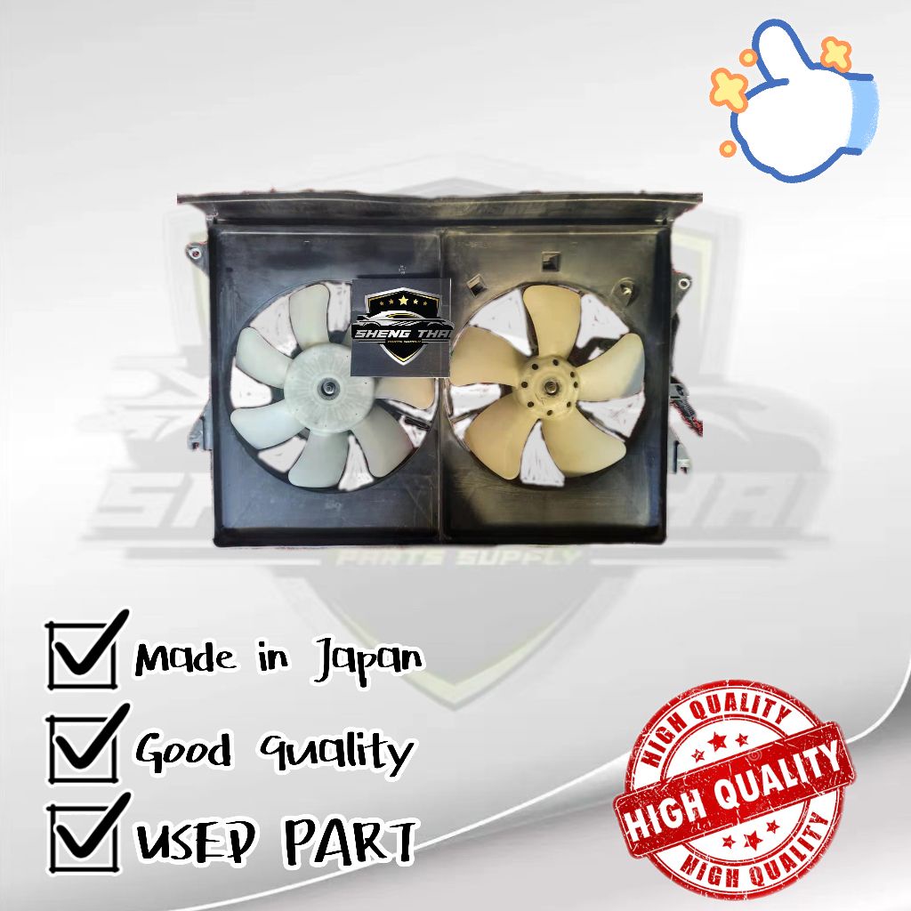 TOYOTA WISH 1AZ 2.0CC DOUBLE FAN MOTOR COVER(NO WARRANTY SABAH DAN