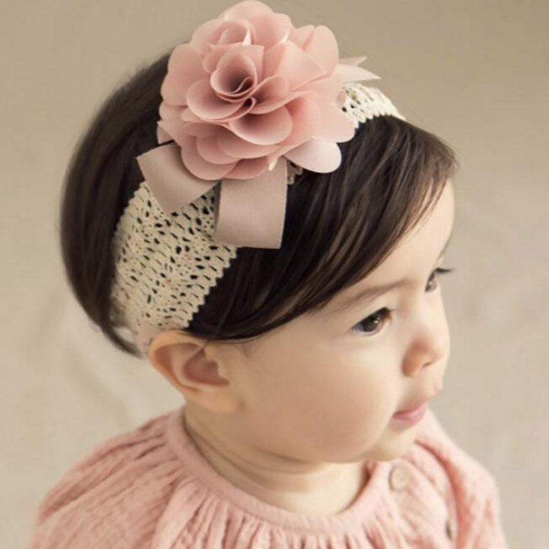 Baby Headband Flower Girls Pink Ribbon Hair Bands for Baby Girls Kids  Headbands | Shopee Malaysia