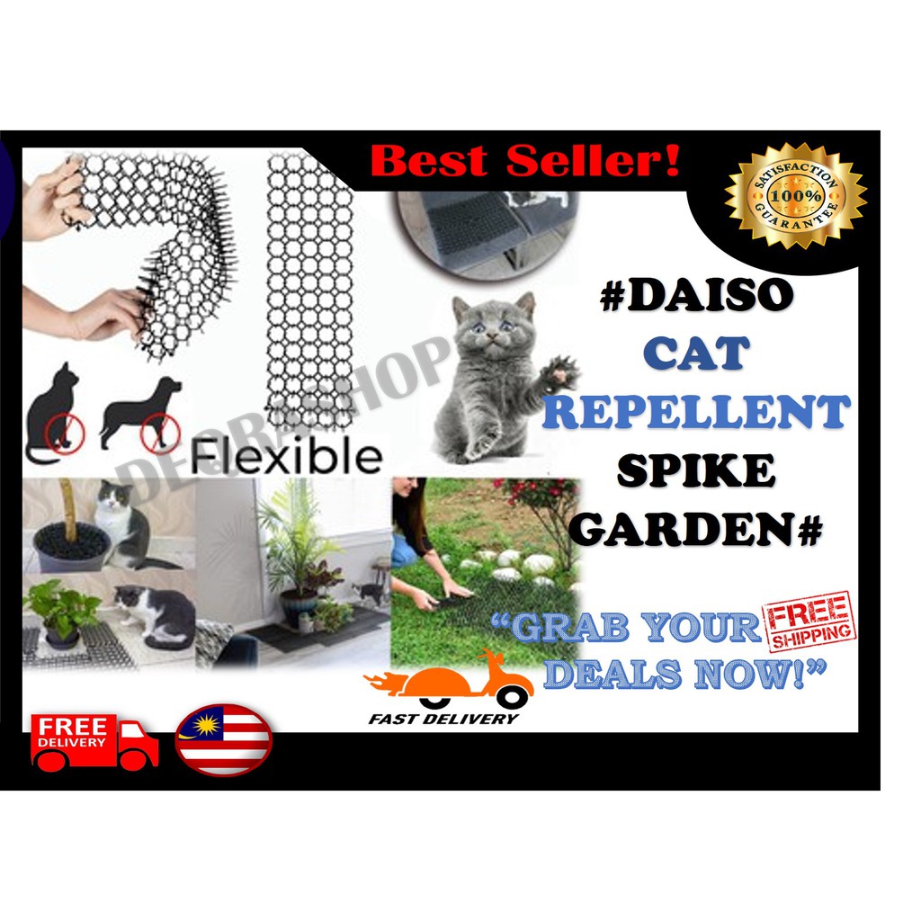 Ready Stock🔥!!Daiso Cat Repellent Spike Garden (Halau Kucing - No poop)