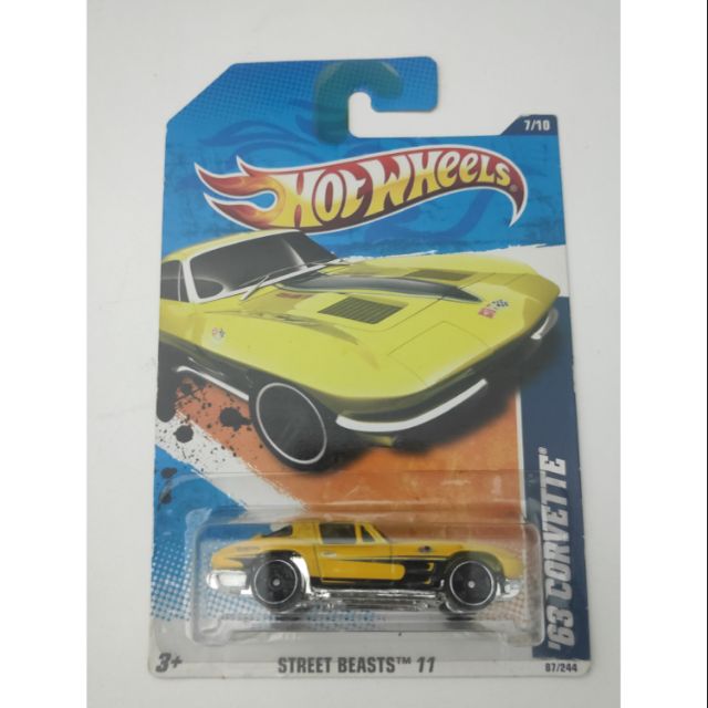 hot wheels 63 corvette