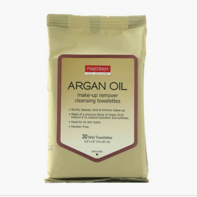 argan oil as makeup remover