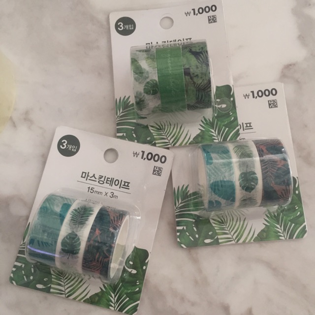 Korea Daiso Washi Tape Set Shopee Malaysia