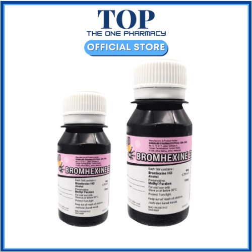 Sunward Bromhexine Syrup 60ml/120ml Shopee Malaysia