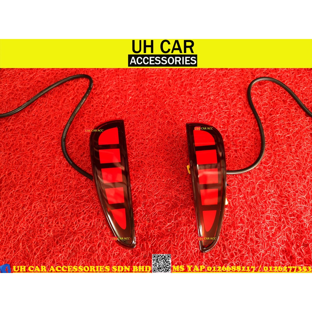 PROTON X70 X-70REAR BUMPER LED RUNNING SIGNAL REFLECTOR LIGHT LAMP ...