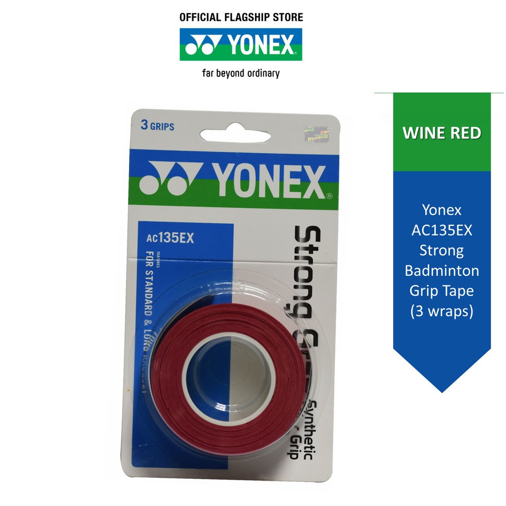 Yonex AC135EX Strong Grap Badminton Grip Tape Shopee Malaysia