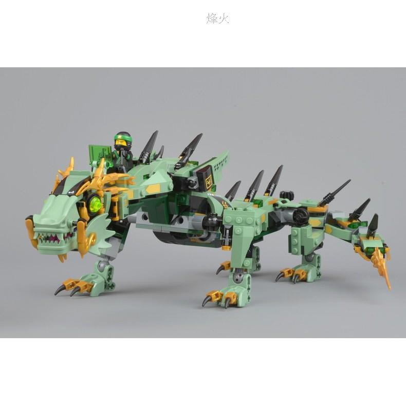 the green ninja mech dragon