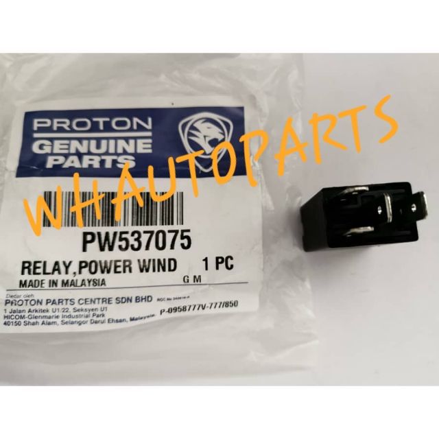 100 ORIGINAL PROTON SAGA WIRA WAJA HEAD LAMP FAN RELAY 4 PIN PW537075