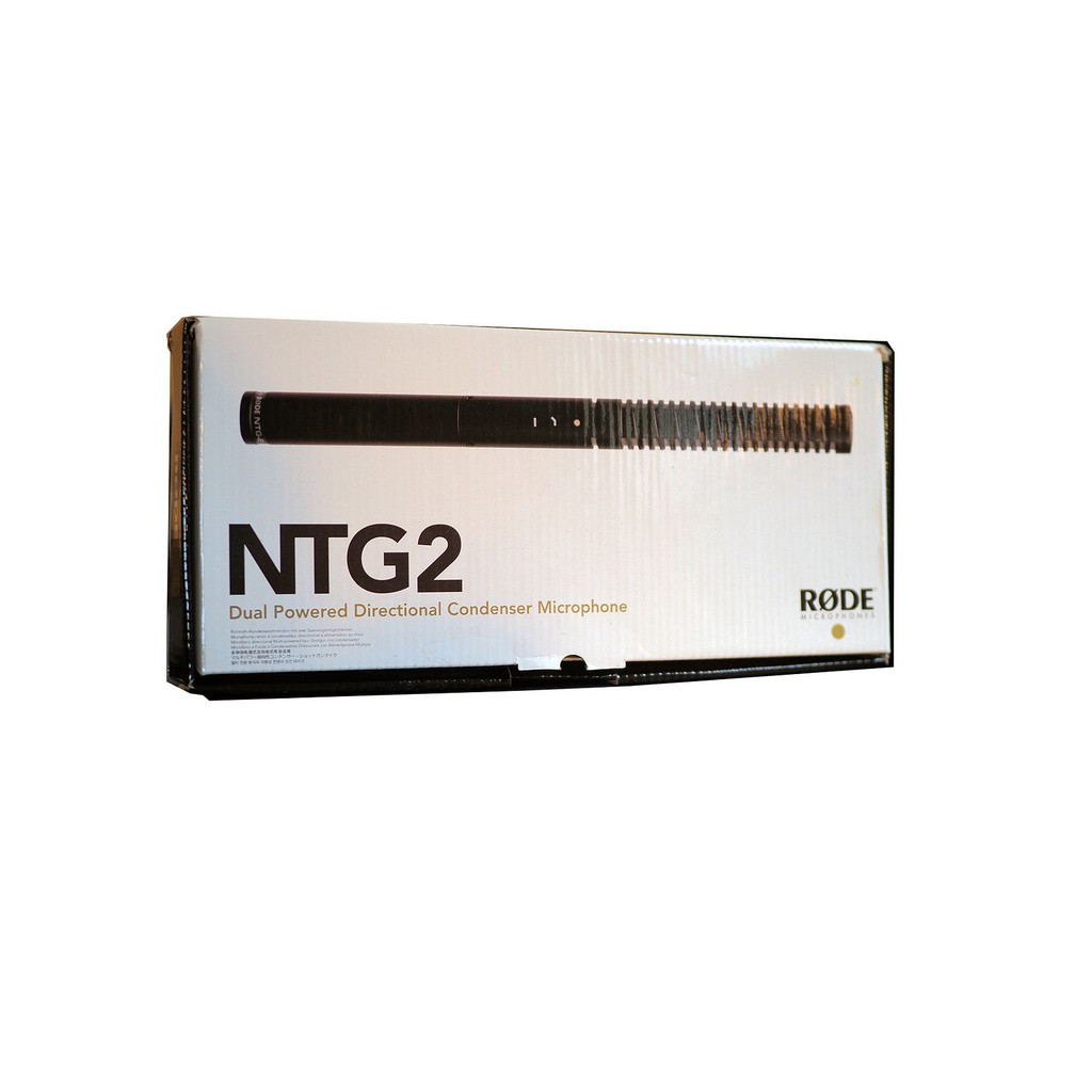 Rode NTG2 MultiPowered Condenser Shotgun Microphone ( Black ) Shopee