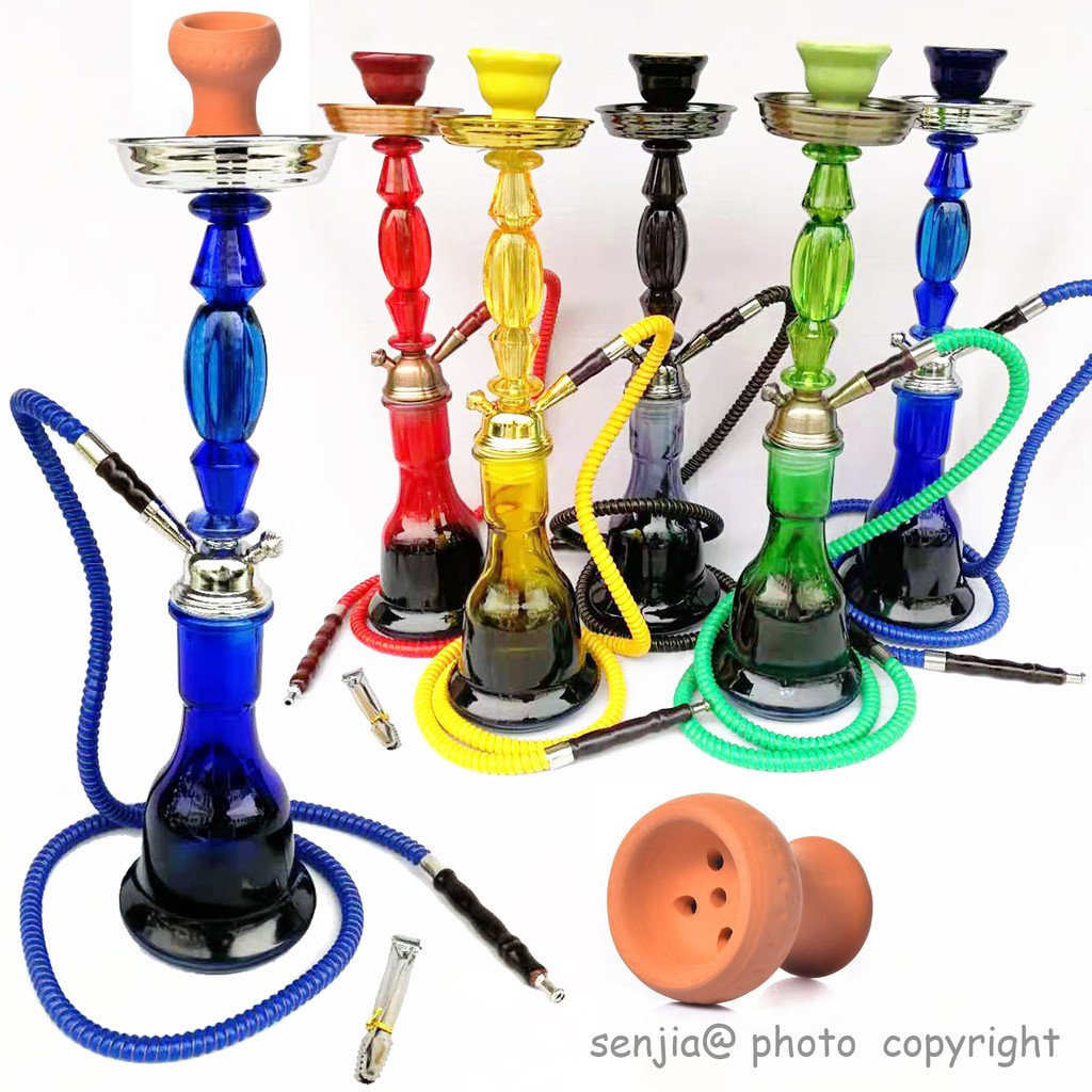 Hookah Shisha Pipe Single Hose With Accessories Set 1 48cm Medium Size Hookah Shisha 2 68cm Big Size Hookah Shisha Shopee Malaysia