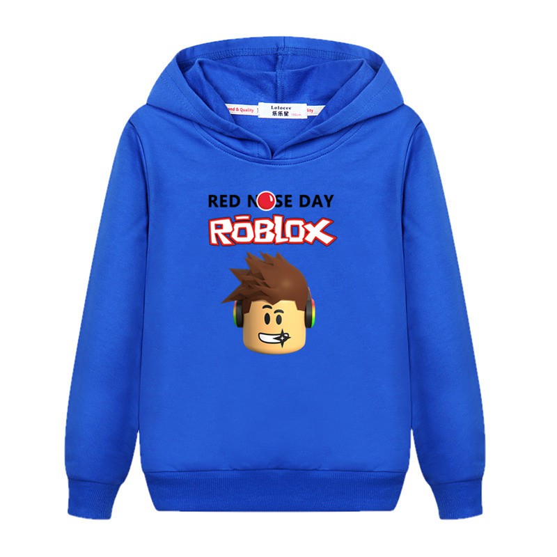 Roblox Boy S Spring And Autumn Cotton Sweatshirt Kid Pullover - 2019 2019 autumn new kids roblox red nose day pullover hooded