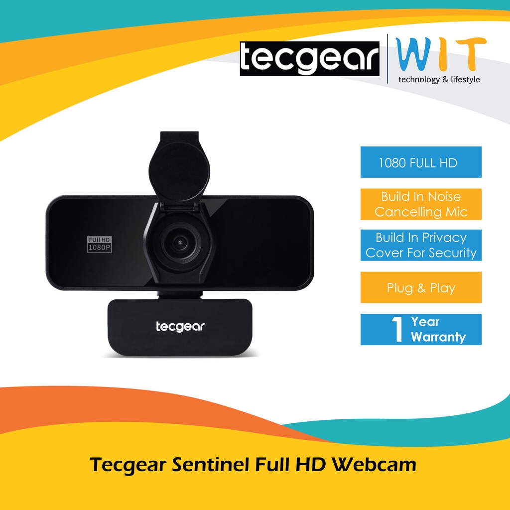 Tecgear Sentinel Full HD Webcam