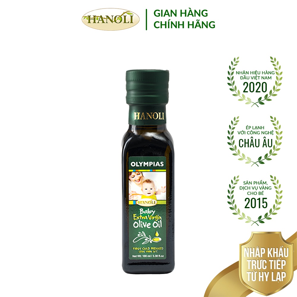 Olympias Super Pure Olive Oil For Baby 100ml Bottle Shopee Malaysia