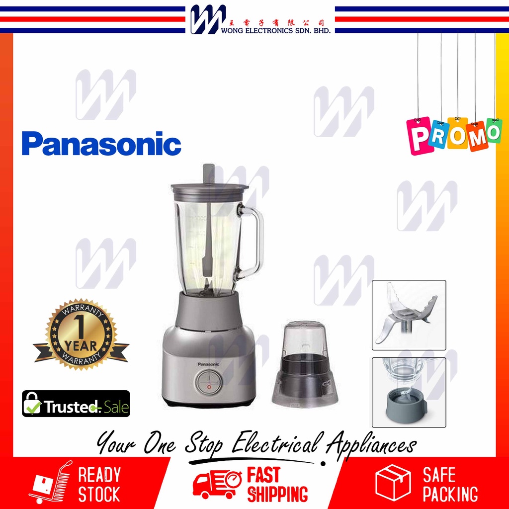 Panasonic Glass Jug Blender MXM300 SSL Durable & Hygienic Pengisar