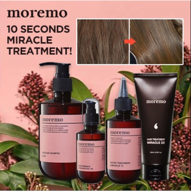 MOREMO 10 SECONDS MIRACLE HAIR TREATMENT SERIES | Shopee Malaysia