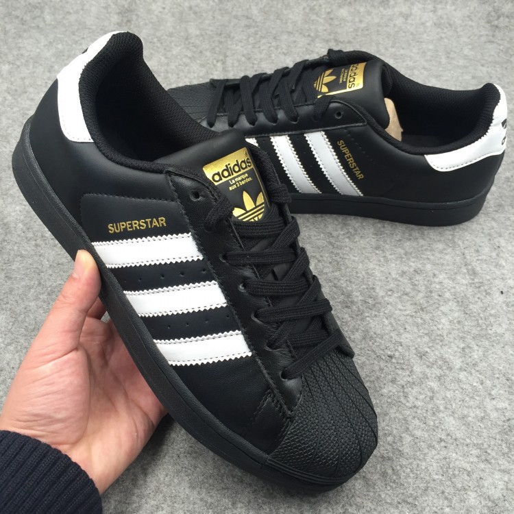 Nelly]Adidas Superstar sport Black sneakers Casual Skateboard shoes |  Shopee Malaysia