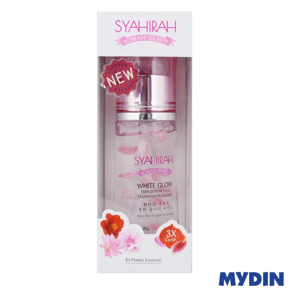 Syahirah Korean Secrets White Glow Snowy White Essence 30ml New Pgmall