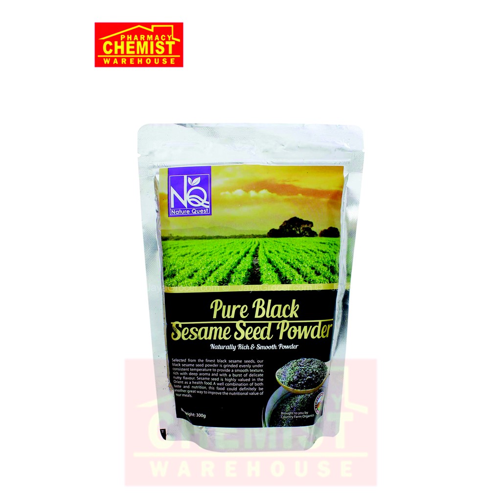 Natural Pure Black Sesame Seed Powder (300g) Shopee Malaysia