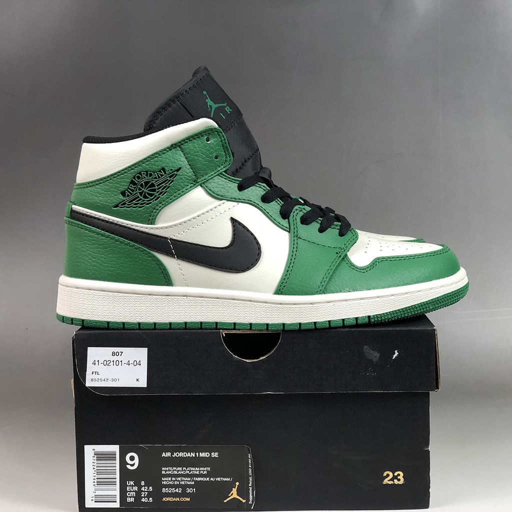 air jordan 1 mid se pine green