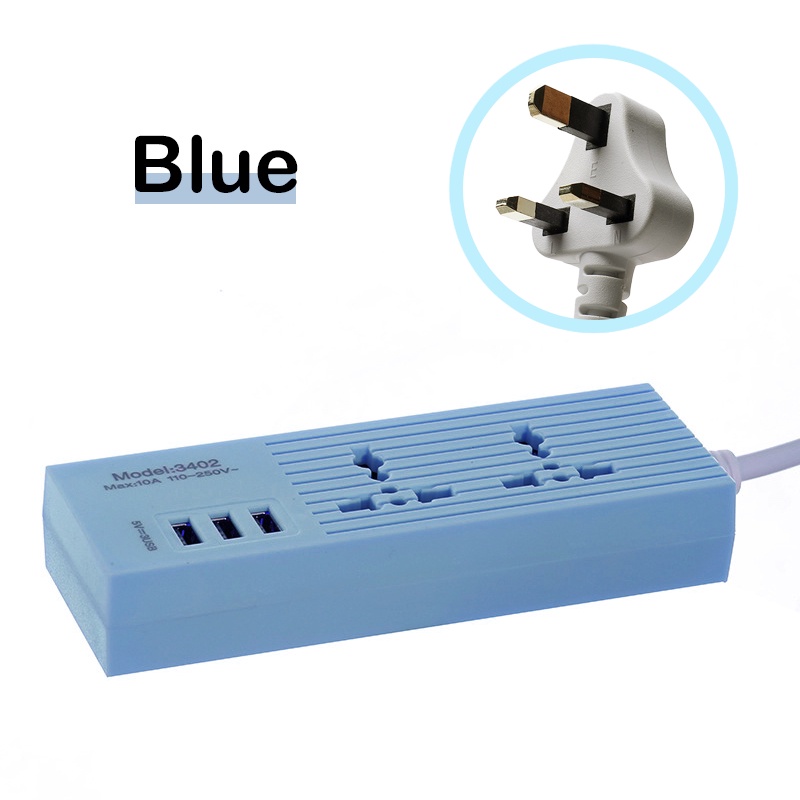 FREE GIFT Universal Extension Plug With USB Ports QC 2/3 Power Socket Extension Power Strip