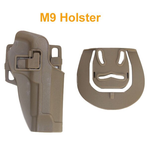 Tactical Gun Holster For Glock 17 19 Beretta M9 Colt 1911 Sig Sauer P226 Hk Usp Airsoft Belt Holster General Hunting Shopee Malaysia