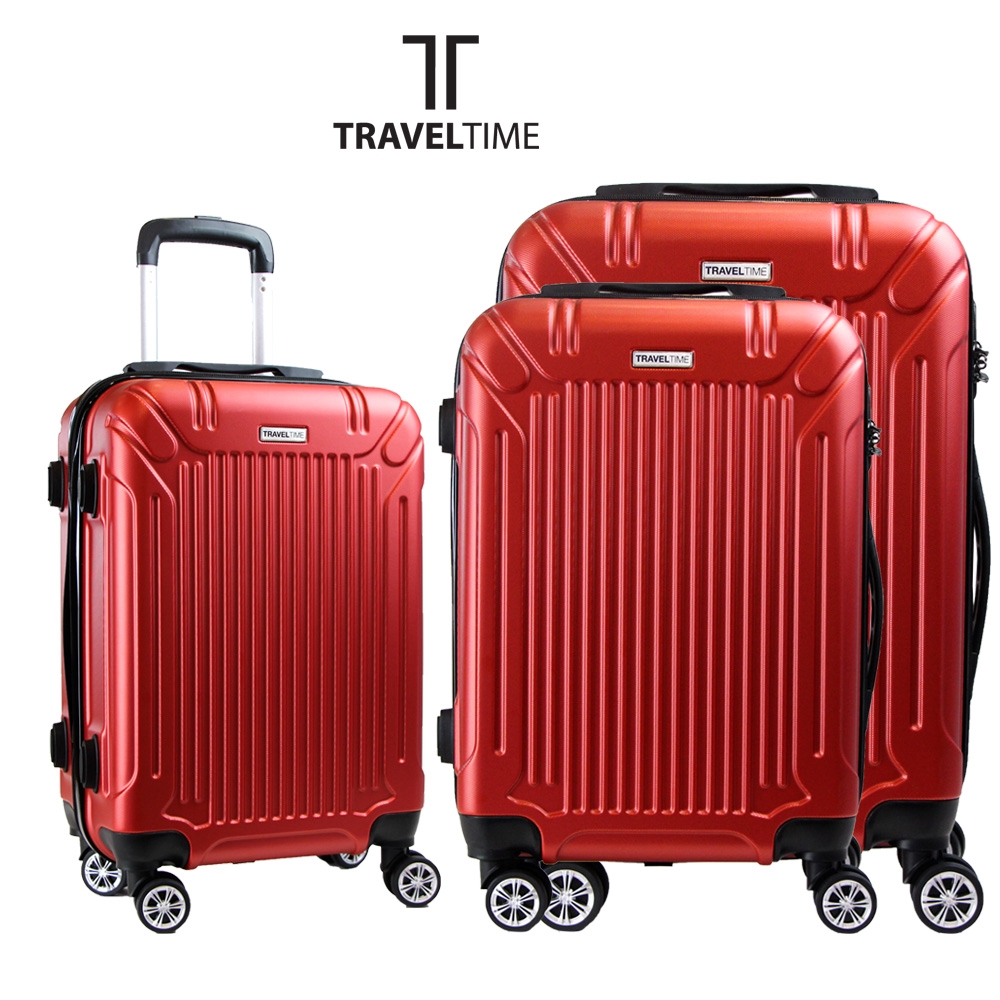 TravelTime 3-in-1 6112 Hardcase ABS Spinner Wheels Luggage Set | Shopee ...