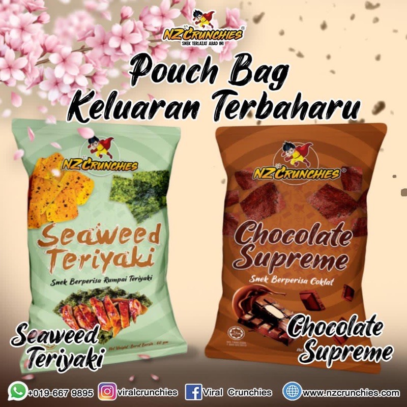 NZ crunchies pouch bag Shopee Malaysia