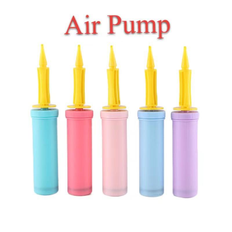 4 /8 Pcs Balloon Party Inflatable Swimming Ring Hand Pump Random Colour 