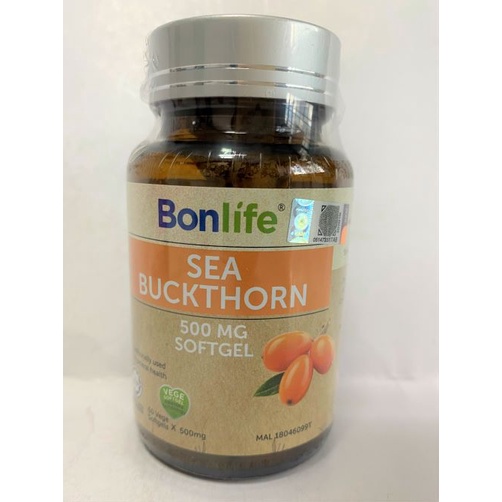 Bonlife Sea Buckthorn 500mg 60 Softgels Exp 12 2023 Shopee Malaysia