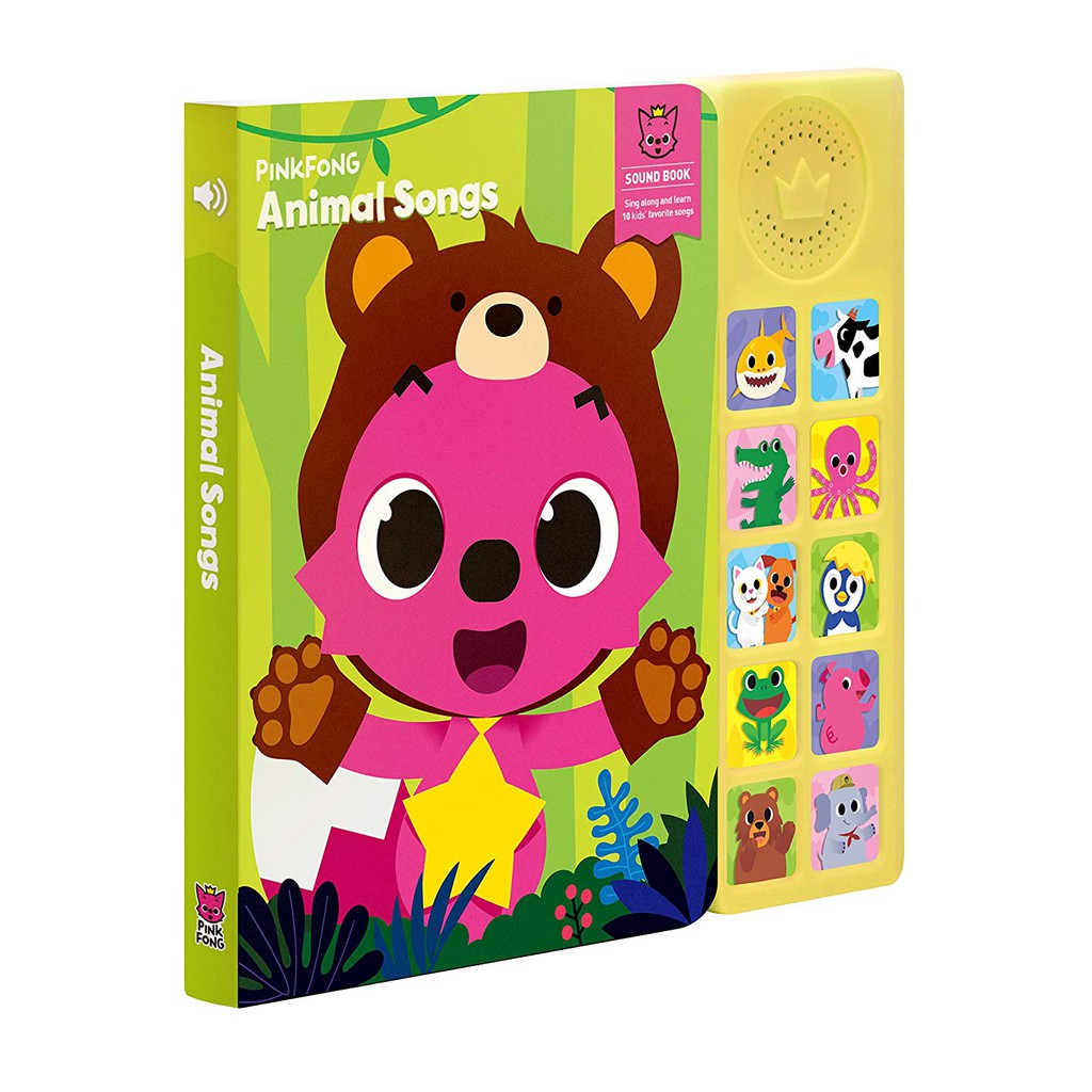 READY STOCK Original Pinkfong Music Sound Book - Animal Songs - Kids  Education with Songs (Baby Shark Series) toys educa | Shopee Malaysia