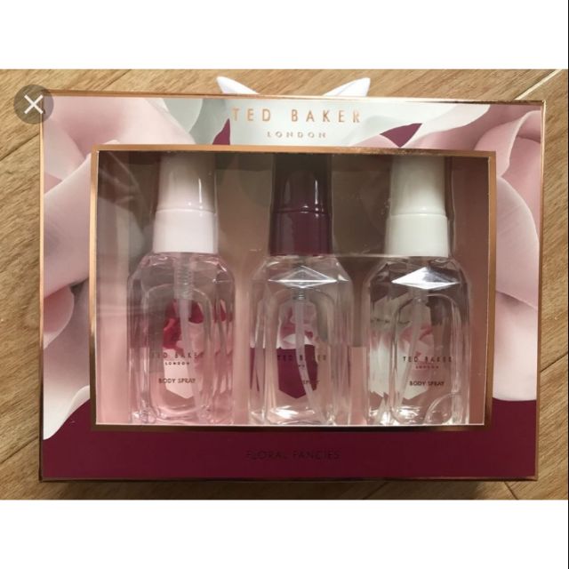 Ted Baker Floral Fancies Trio Body Spray Gift Set Shopee Malaysia