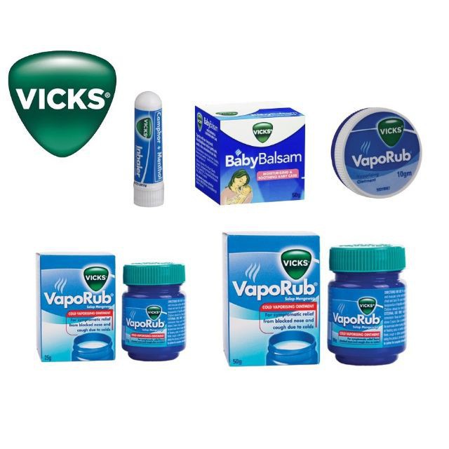 Vicks VapoRub Ointment 10/25/50gm Exp. 2/2024 Shopee Malaysia