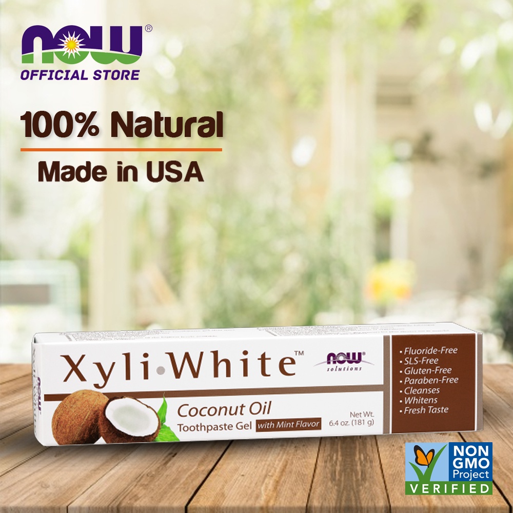 NOW Solutions, Xyliwhite Toothpaste Gel, Coconut Oil, Cool CoconutMint